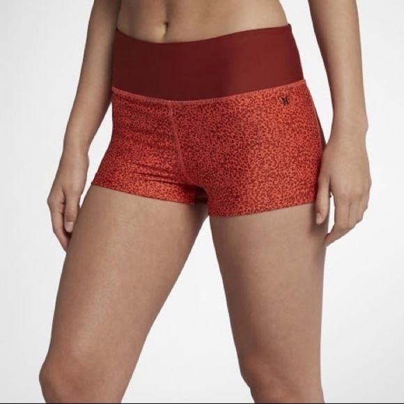 Hurley Pants - Nike Hurley Surf Cheetah Women's 2" Surf Shorts XS